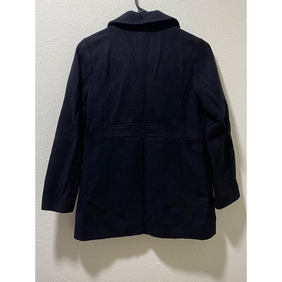 Gap Kids Size L (10-11) Black Girl’s Pea Coat - Picture 6 of 12